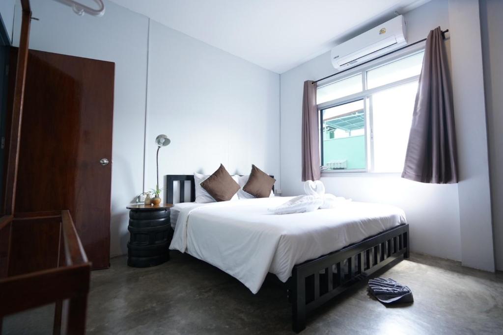 Postel nebo postele na pokoji v ubytování Amahostel