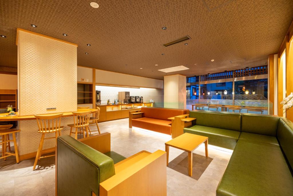 พื้นที่นั่งเล่นของ Yorokobinoyado Takamatsu