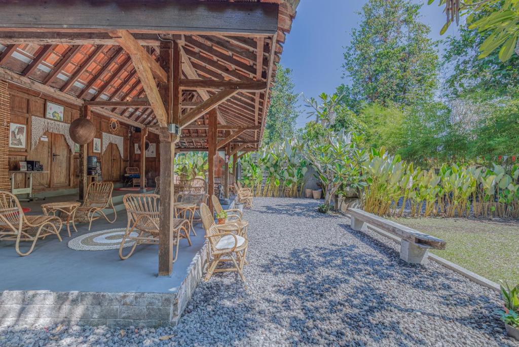 Zahrada ubytování Yukke Tembi Homestay