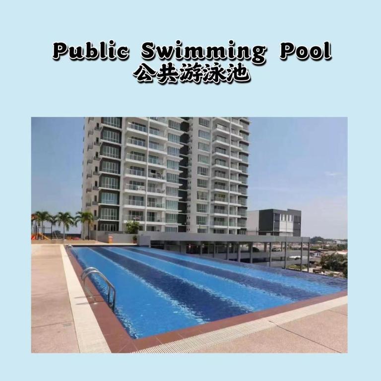 Bazén v ubytování One Residence Sekinchan 适耕庄无敌海景 nebo v jeho okolí