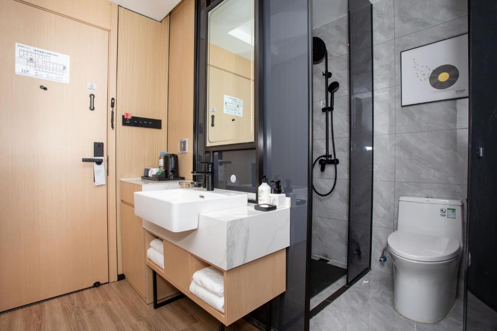 VX Hotel Shanghai Yixian Road Dabaishu - Chambre Double Supérieure