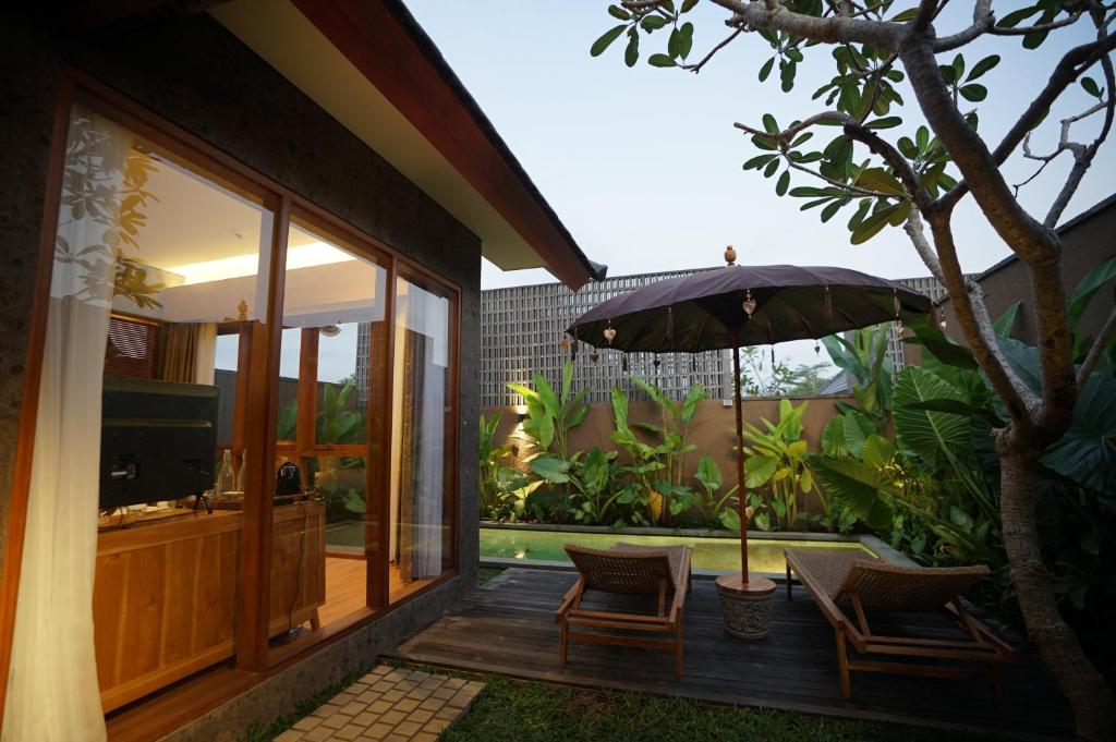 Zahrada ubytování The Shanti Graha Villas