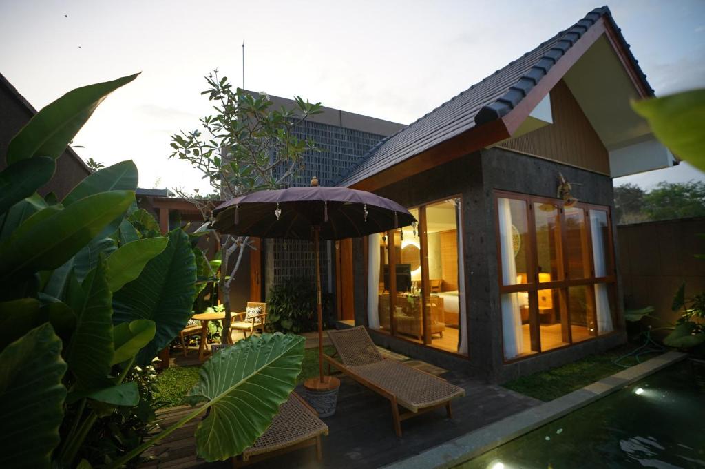 Zahrada ubytování The Shanti Graha Villas