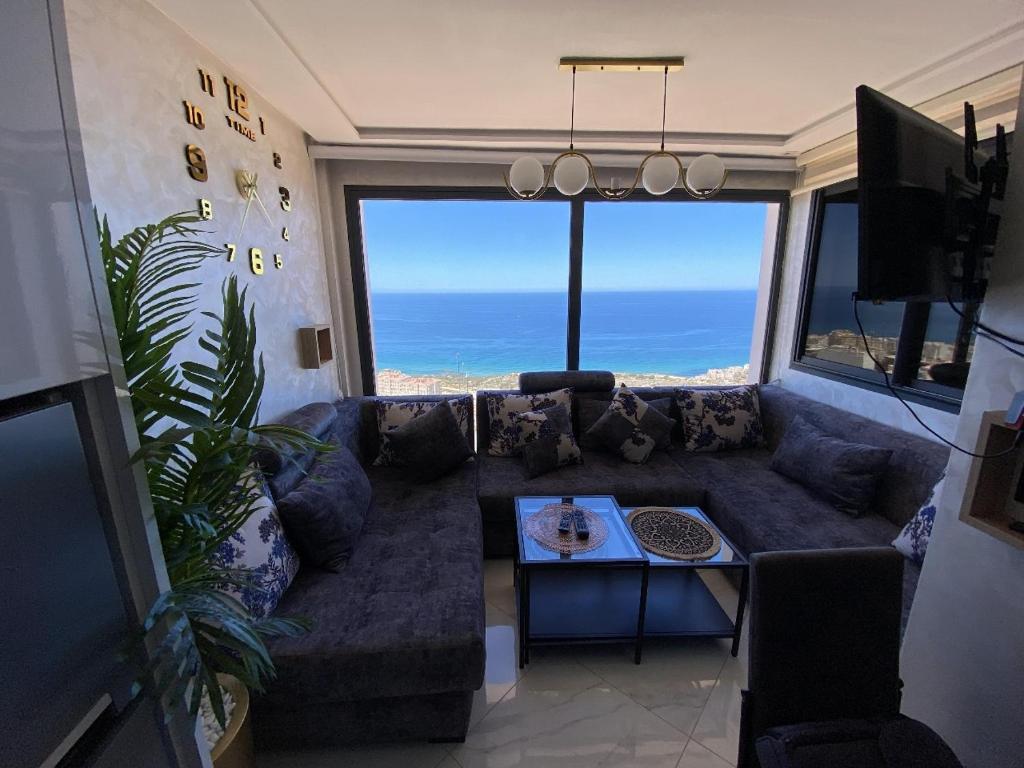 Posezení v ubytování Appartment bades alhoceima