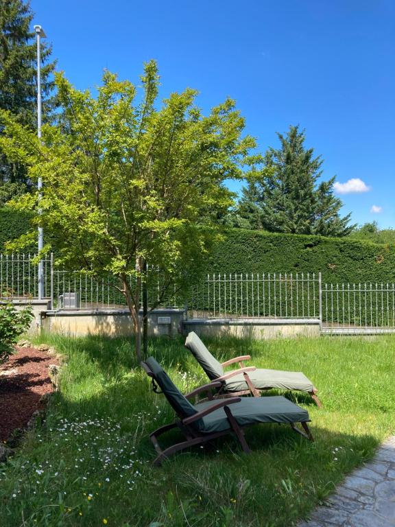 Zahrada ubytování Casa Finestre Bianche