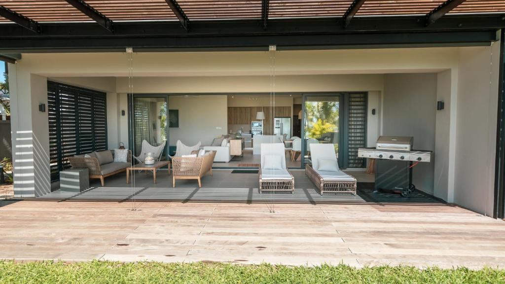 Posezení v ubytování Blue Nest by Horizon Holidays