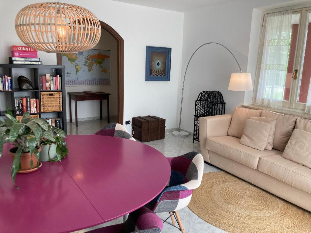 Posezení v ubytování Casa Finestre Bianche