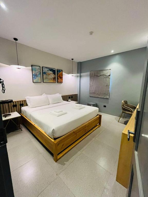 Postel nebo postele na pokoji v ubytování Only Seed Resort 欧芮希度假酒店