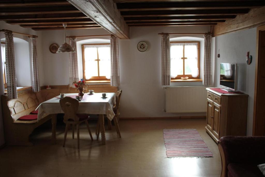 Posezení v ubytování Ferienhof Aiginger