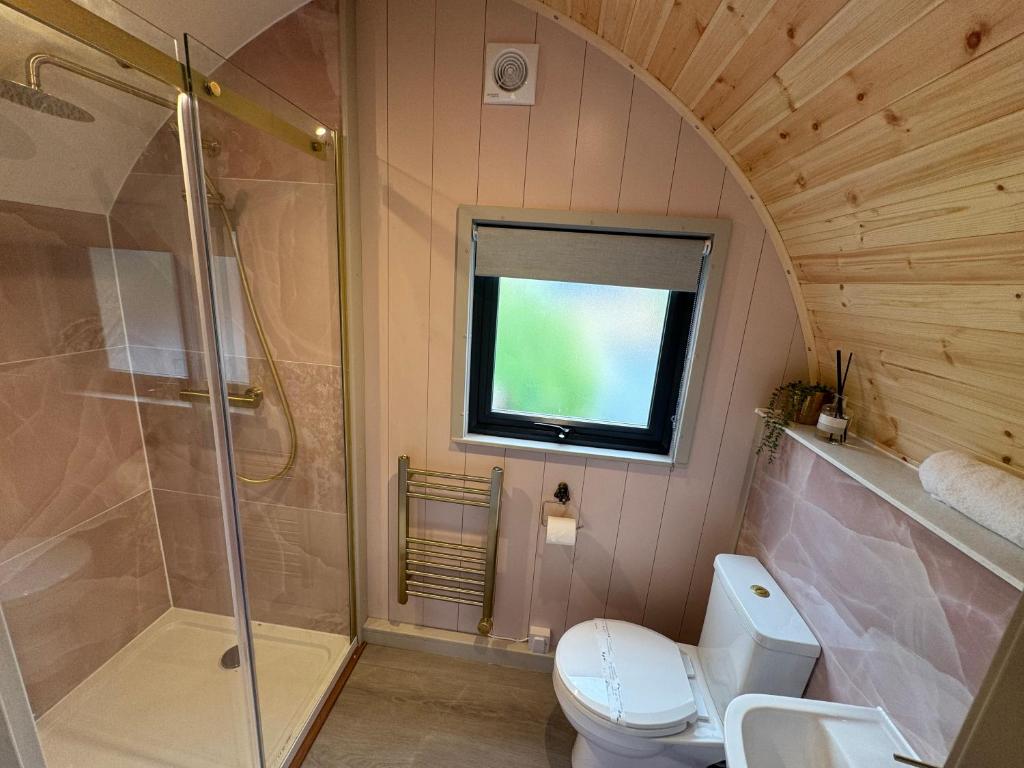 Koupelna v ubytování Primrose Glamping Pods
