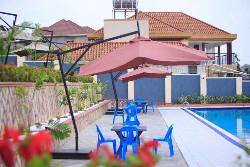 Bazén v ubytování Nesa Resort Kampala nebo v jeho okolí