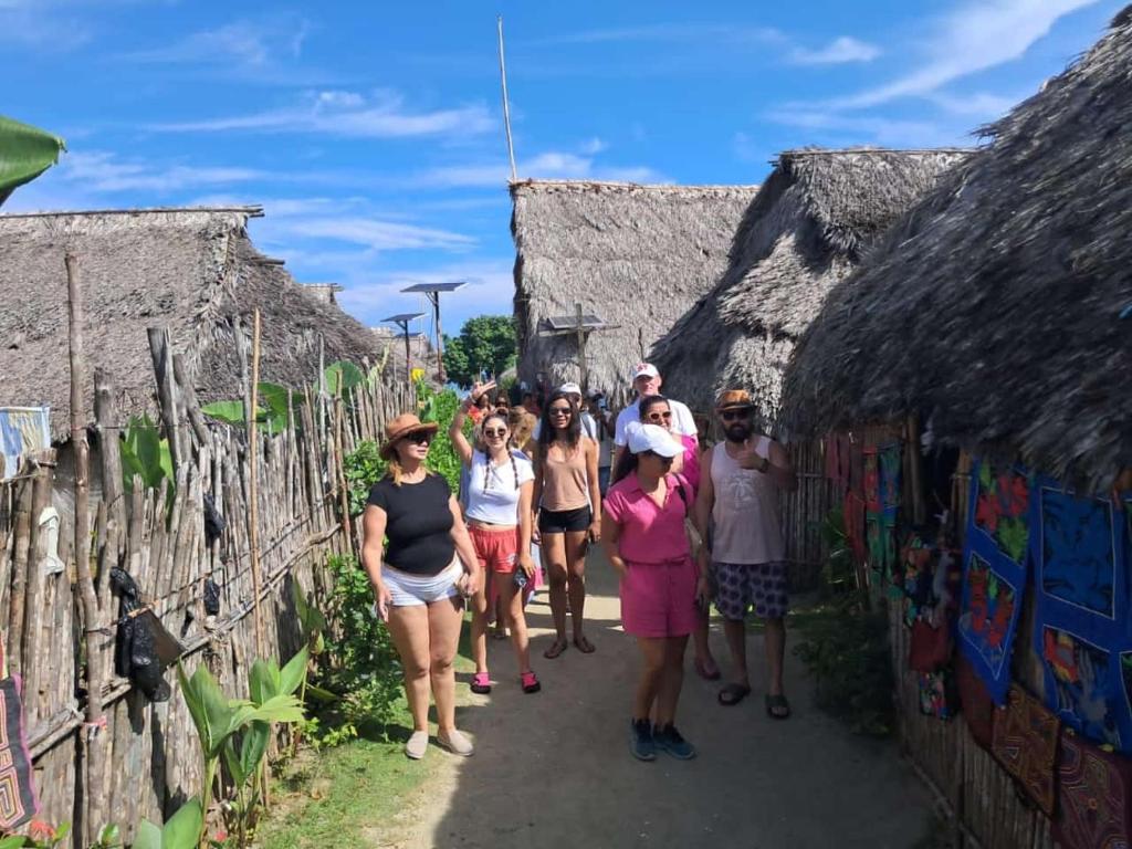 Hosté ubytování Islas de San blas cabaña sobre el mar Guarsidub