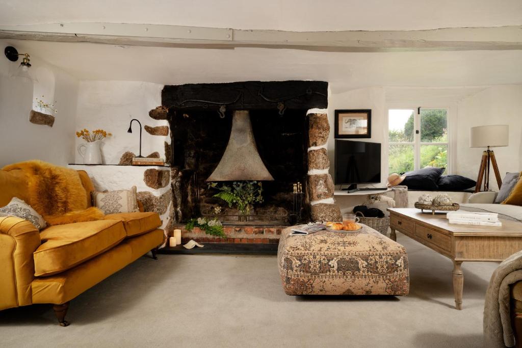 Weeke Brook - Quintessential thatched luxury Devon cottage - Huis Met Vier Slaapkamers