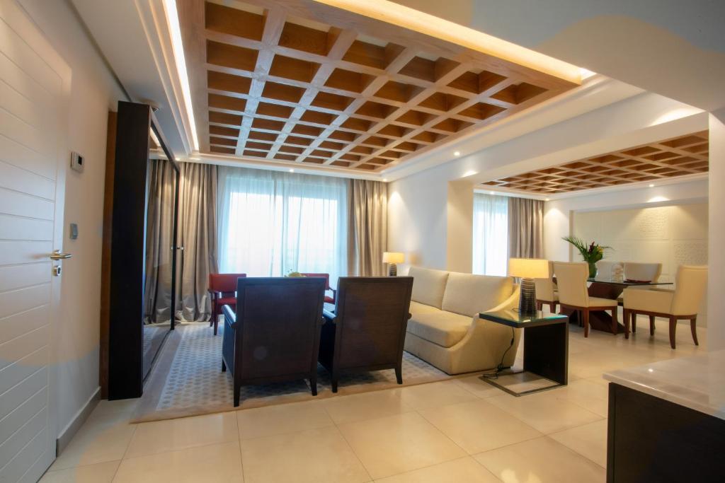 Posezení v ubytování Abuja Continental Hotel
