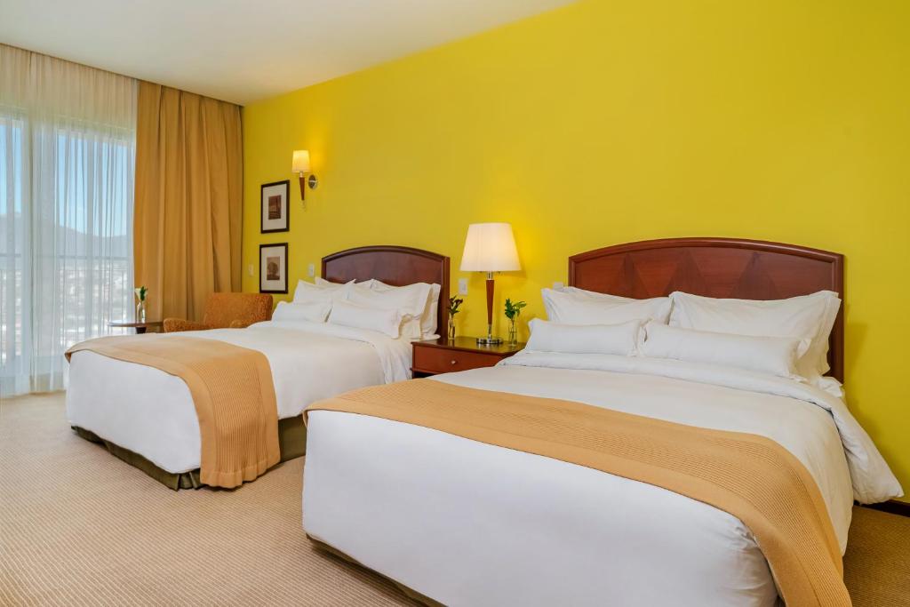Postel nebo postele na pokoji v ubytování Bourbon Resort Atibaia