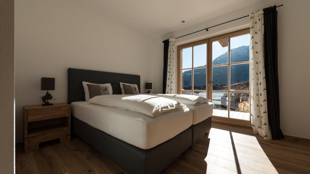 Posteľ alebo postele v izbe v ubytovaní Chalet Wegmacher