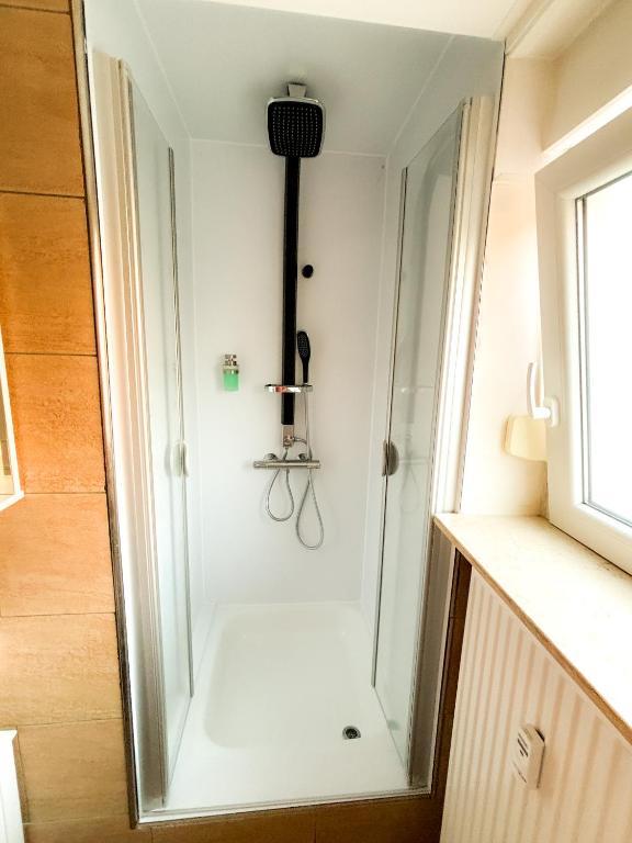 Koupelna v ubytování Ferienwohnung Fröhlich