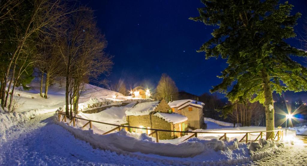 Il Borgo Dei Celti v zime