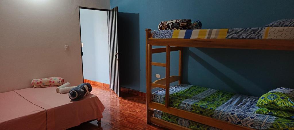 Postel nebo postele na pokoji v ubytování Finca campestre y recreativa los potrillos