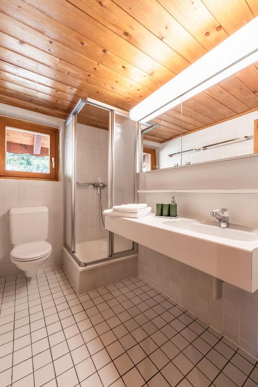 Koupelna v ubytování Mirador auf der Sonnenterrasse von Saas-Fee