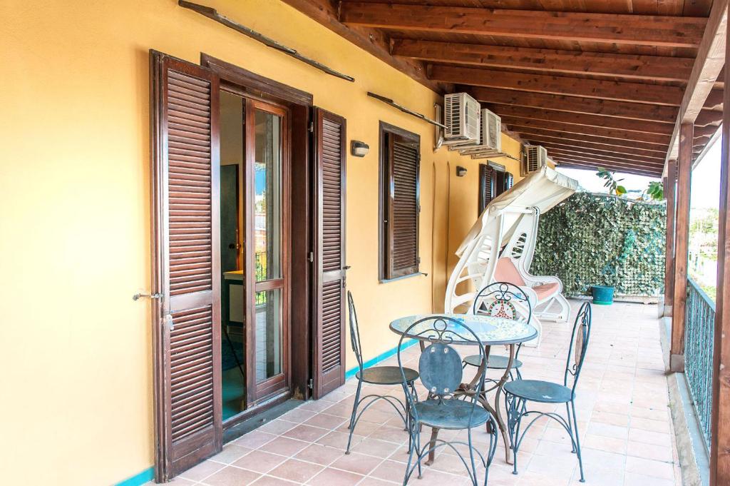 Balkón nebo terasa v ubytování Hotel Annabelle