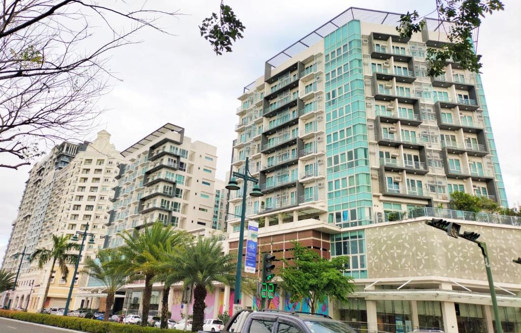 Bygningen som lejlighedshotellet ligger i