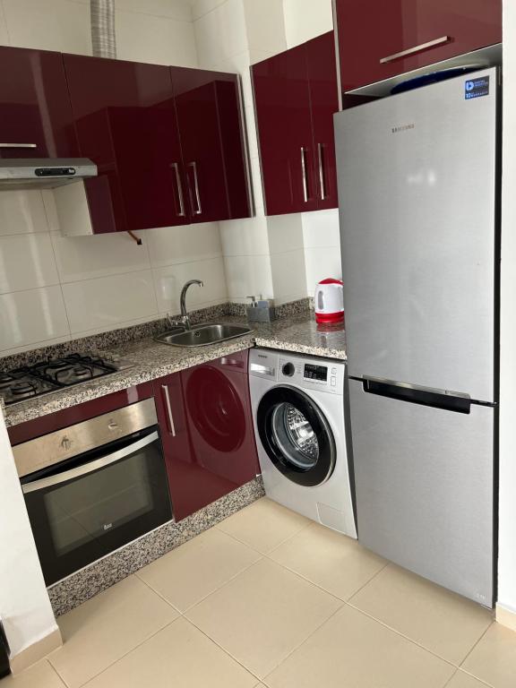 Kuchyň nebo kuchyňský kout v ubytování Residence cabo negro