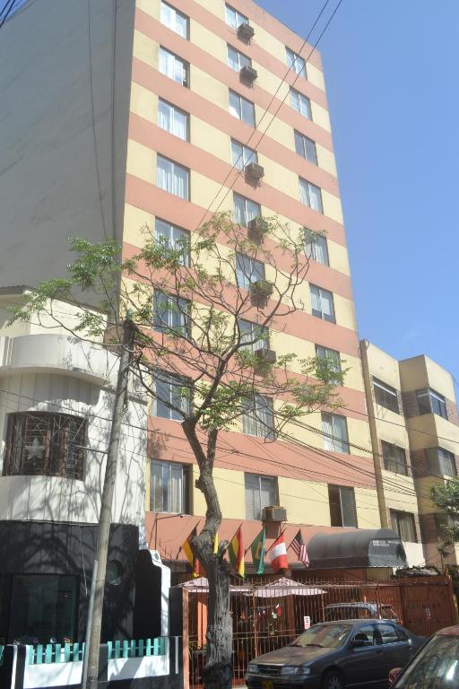 Budova, kde se aparthotel nachází