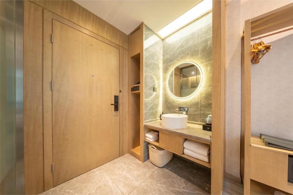 Koupelna v ubytování Rezen Select Shanghai International Resort