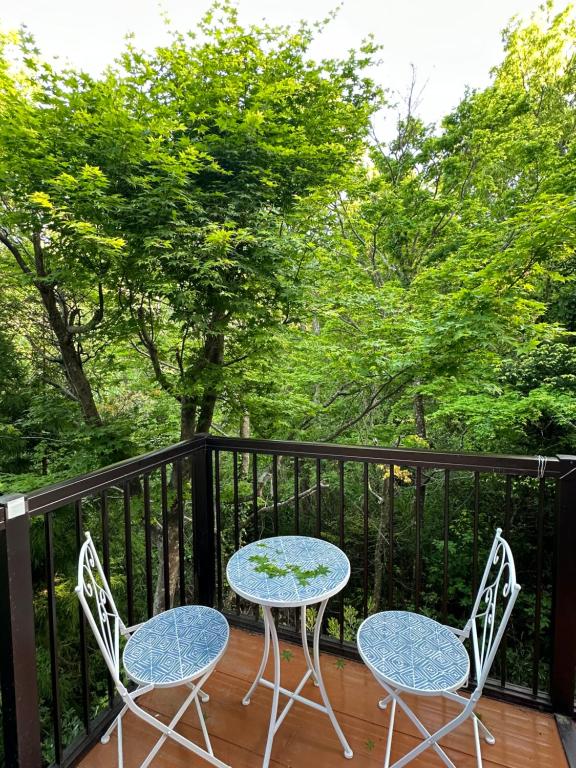 Balkón nebo terasa v ubytování 南箱根 熱海 貸切別荘 リゾートハウス カームスペース ResortHouse CalmSpace