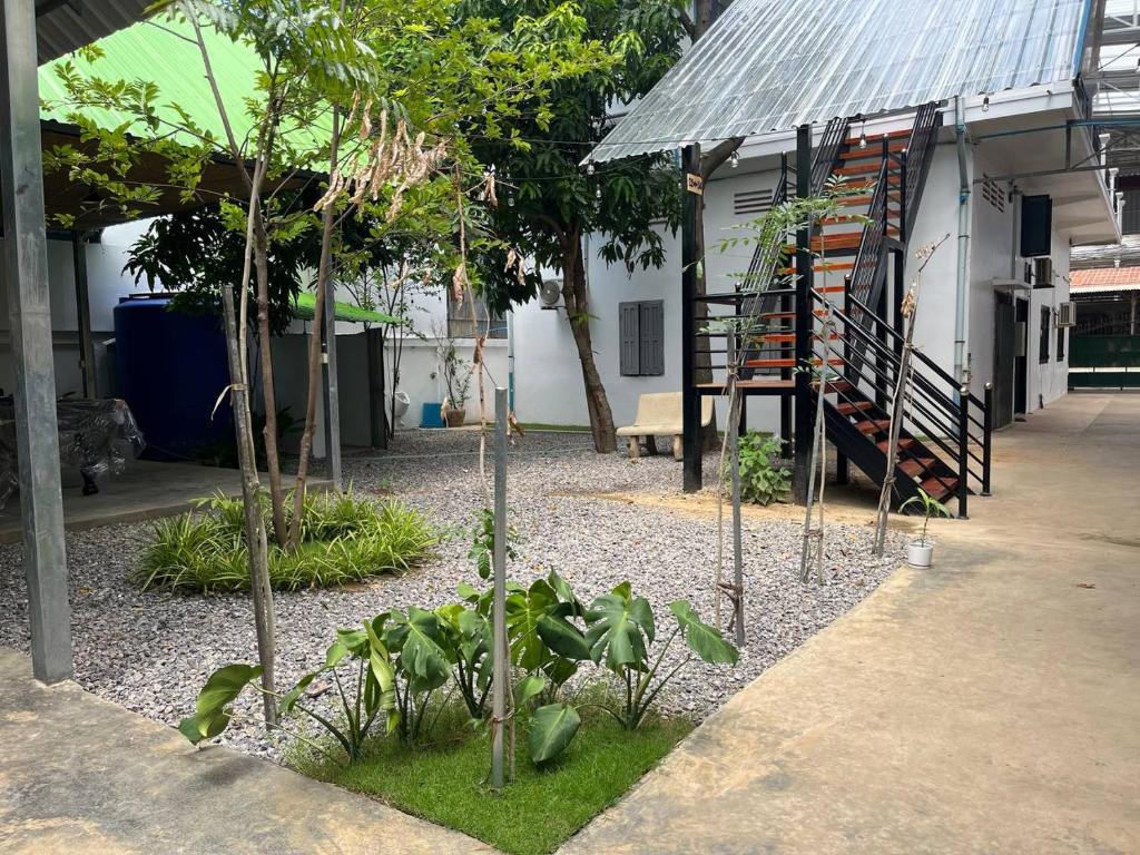 Zahrada ubytování Por Chey Guesthouse