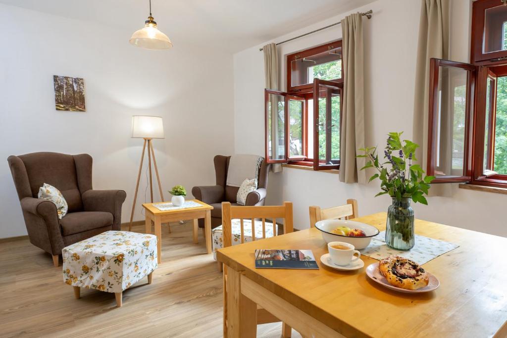 Posezení v ubytování Apartmány Pernek
