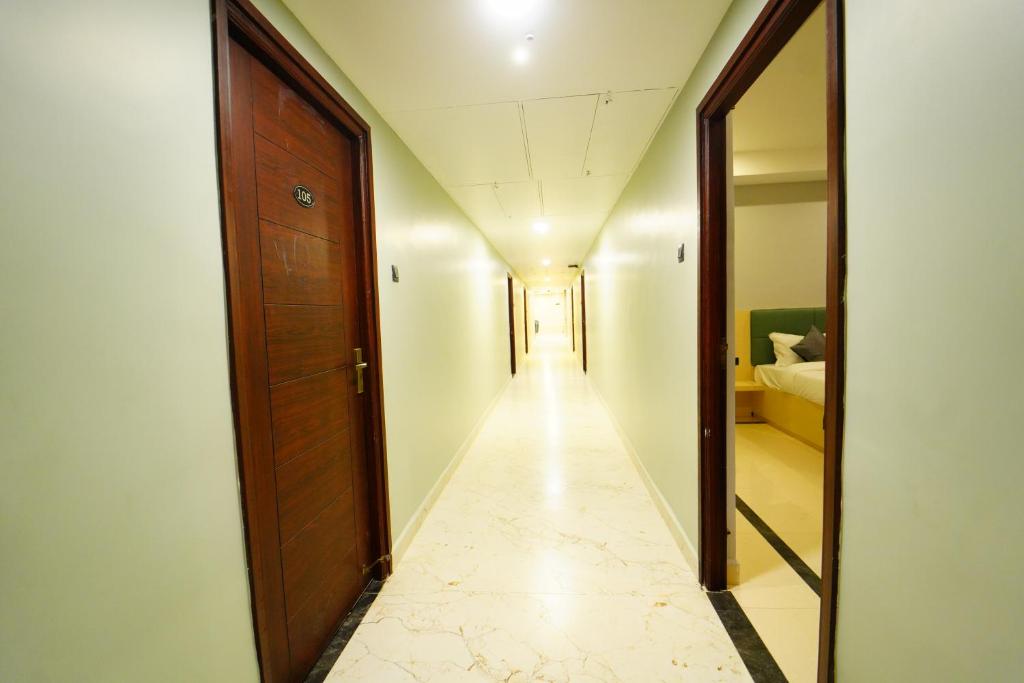 Postel nebo postele na pokoji v ubytování Hotel Ishta