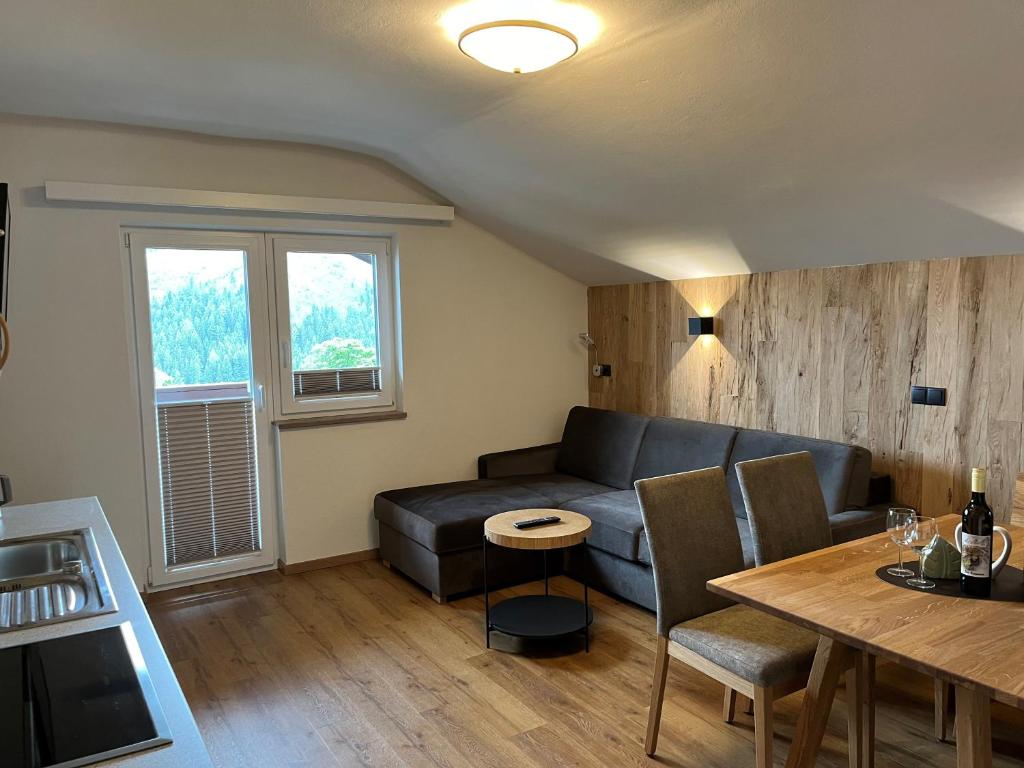 Posezení v ubytování Appartement Hubner