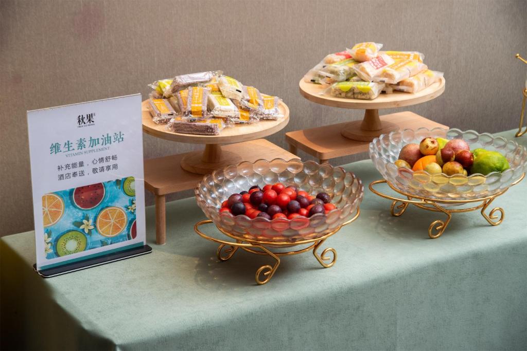 酒店内部或周边提供的食物