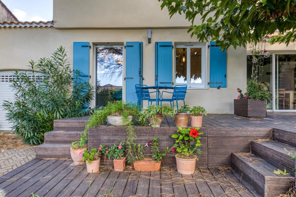 Κήπος έξω από το Mas Chloro-Phil