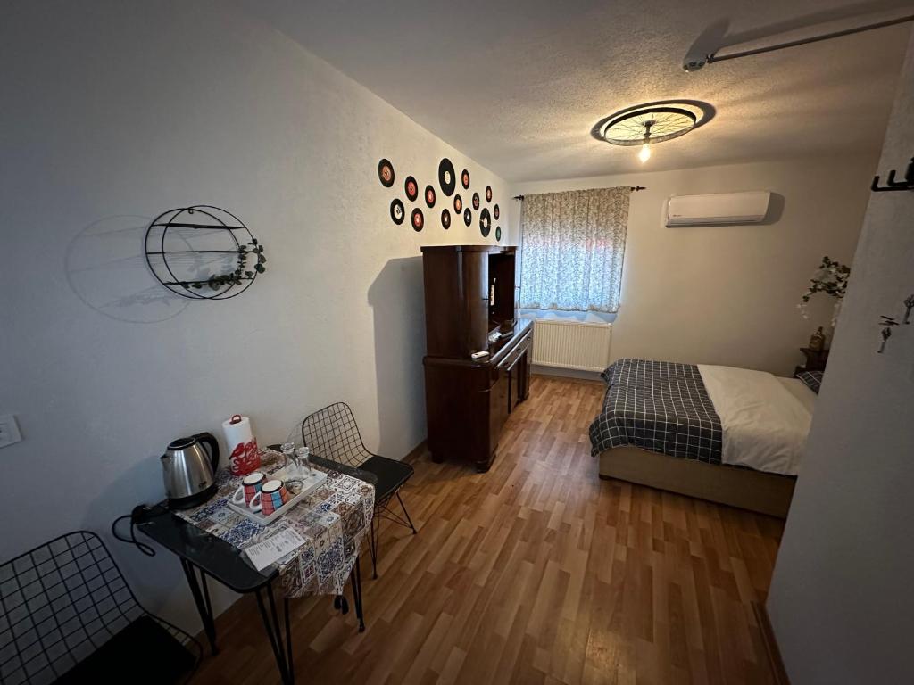 Postel nebo postele na pokoji v ubytování Bike Hub Şile