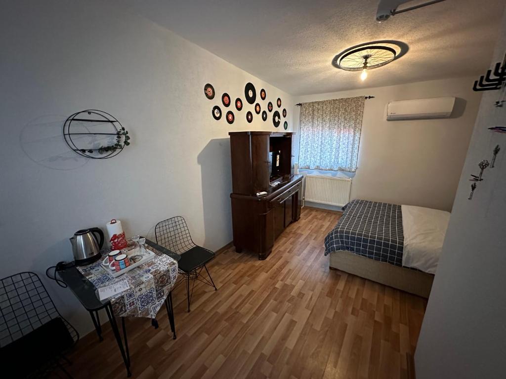 Postel nebo postele na pokoji v ubytování Bike Hub Şile