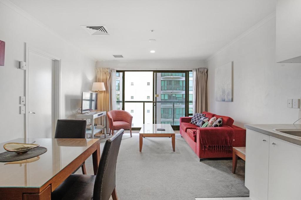 City Hideaway 1 BR Apt with Pool and Gym - Resim 5