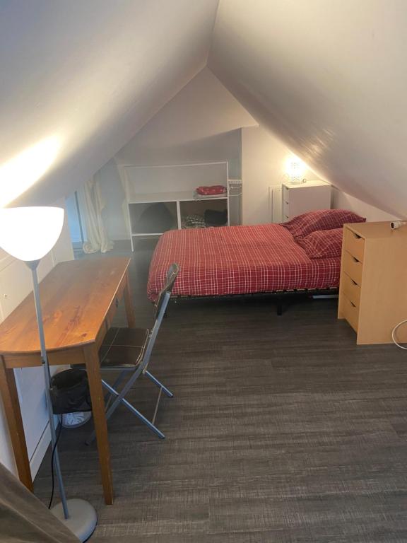 Postel nebo postele na pokoji v ubytování b&b du Clos Ménil