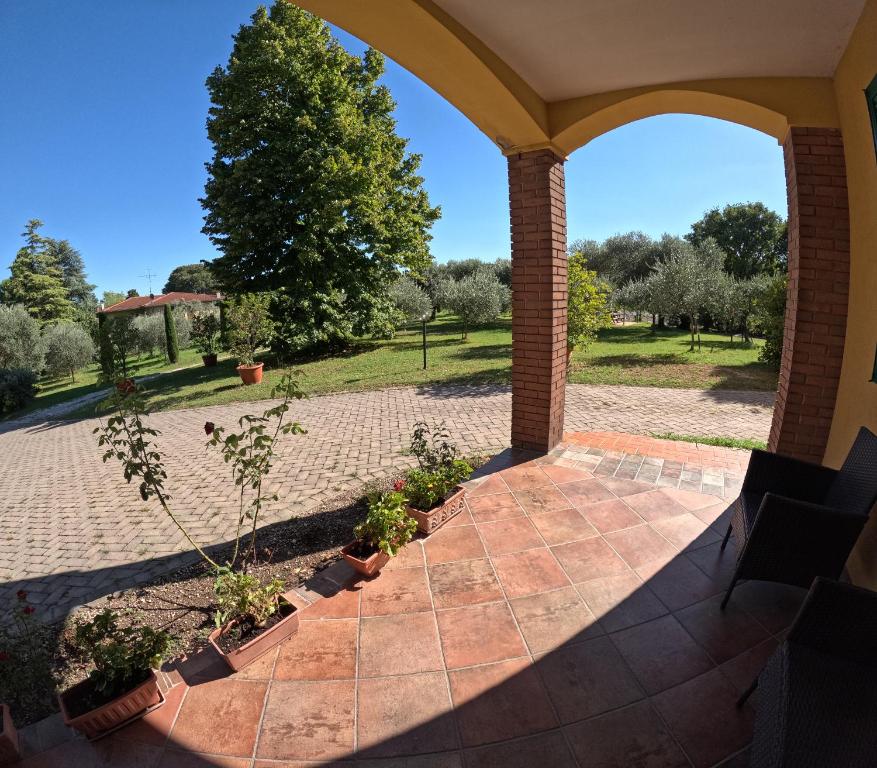 Zahrada ubytování Agriturismo Gardenali