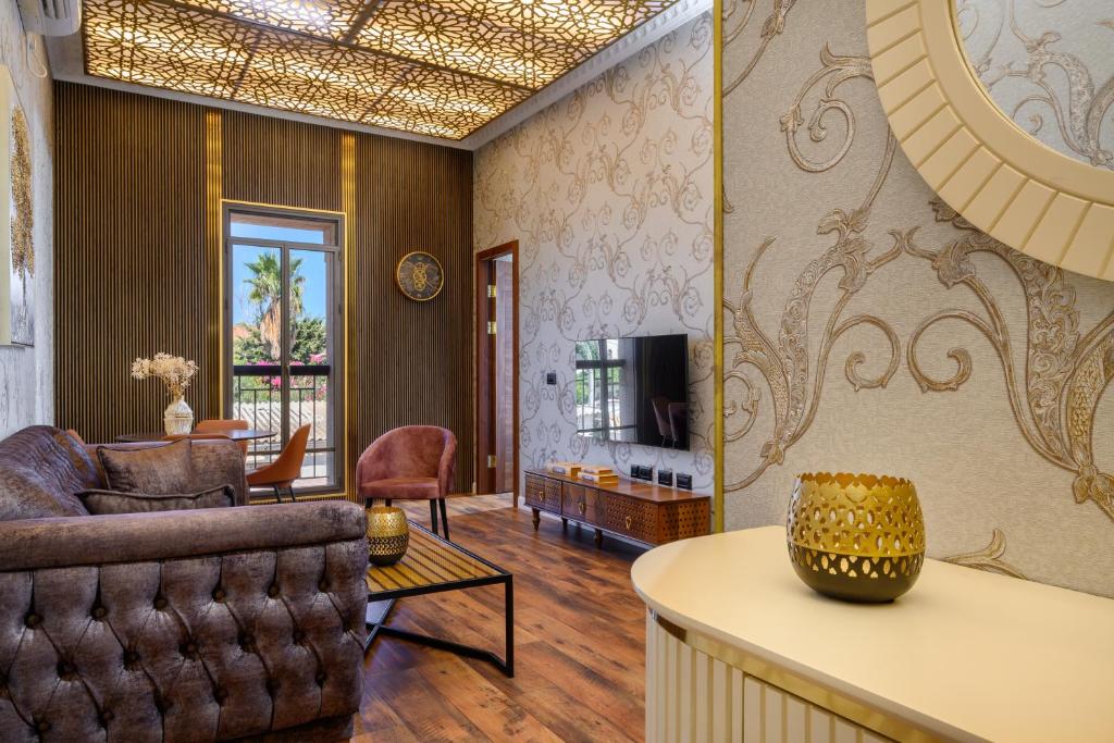 Posezení v ubytování Junes jaffa Luxury Apartments