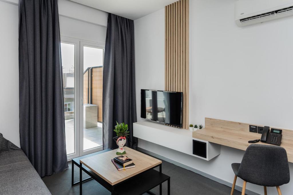 A television and/or entertainment centre at White 9