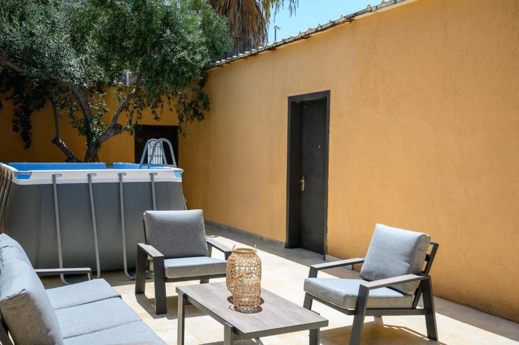 Posezení v ubytování Junes jaffa Luxury Apartments