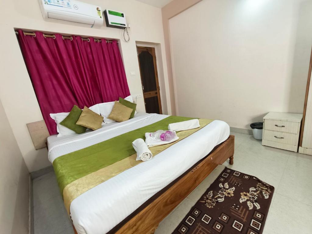 Postel nebo postele na pokoji v ubytování Hotel Bay Beach Inn
