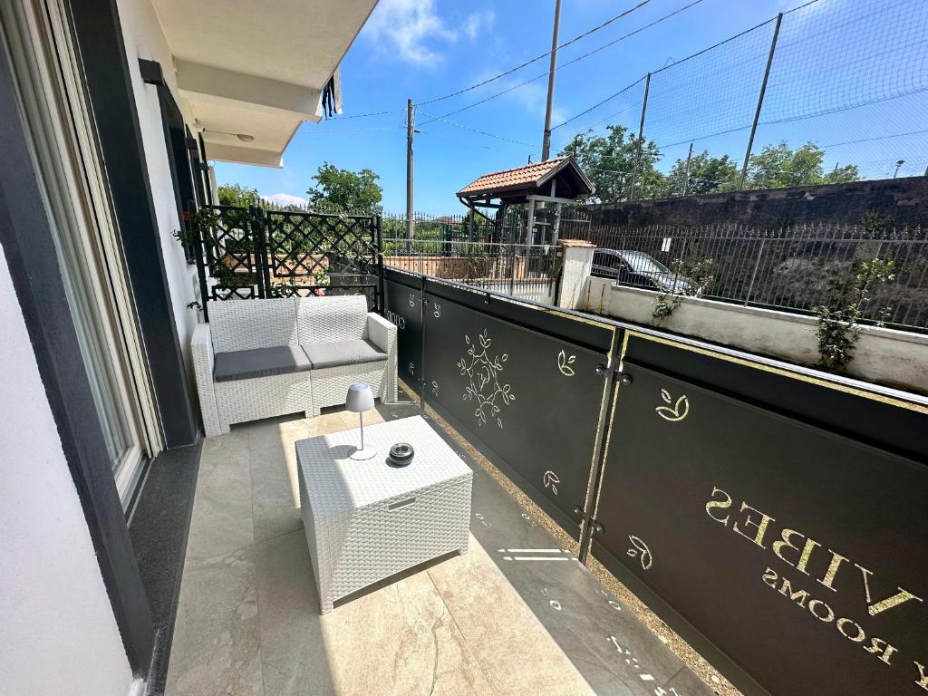 Balkón nebo terasa v ubytování Good Vibes Luxury Rooms
