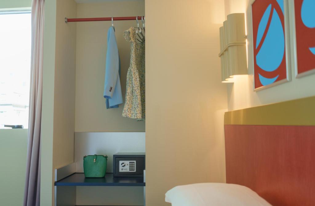 Koupelna v ubytování Moderno Hotel Roma