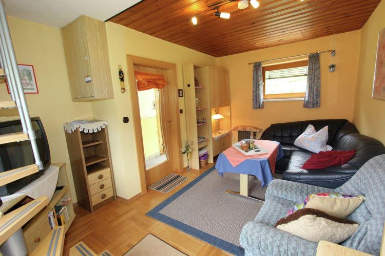 Posezení v ubytování Ferienhaus Backstuber