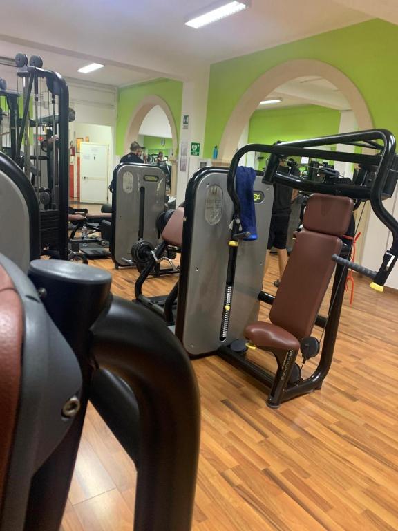 Fitness centrum a/nebo fitness zařízení v ubytování Casa Zaira