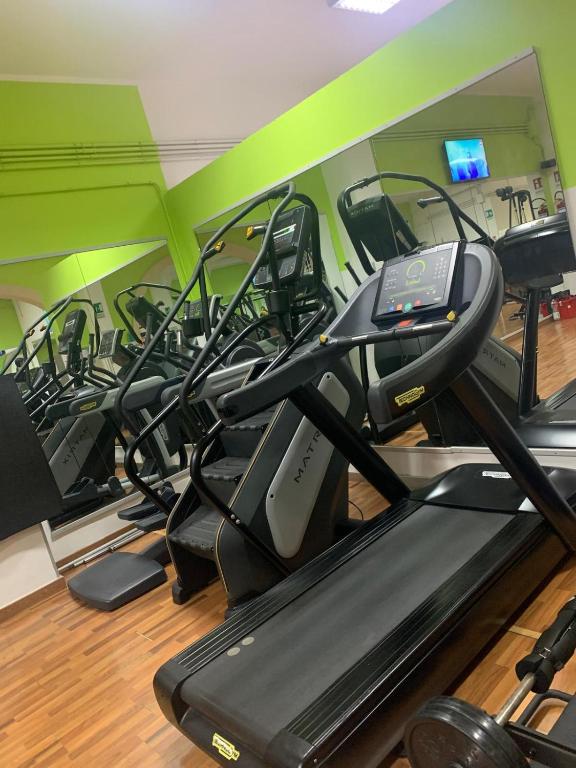 Fitness centrum a/nebo fitness zařízení v ubytování Casa Zaira